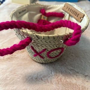 Poolside Brand XO Straw Bag